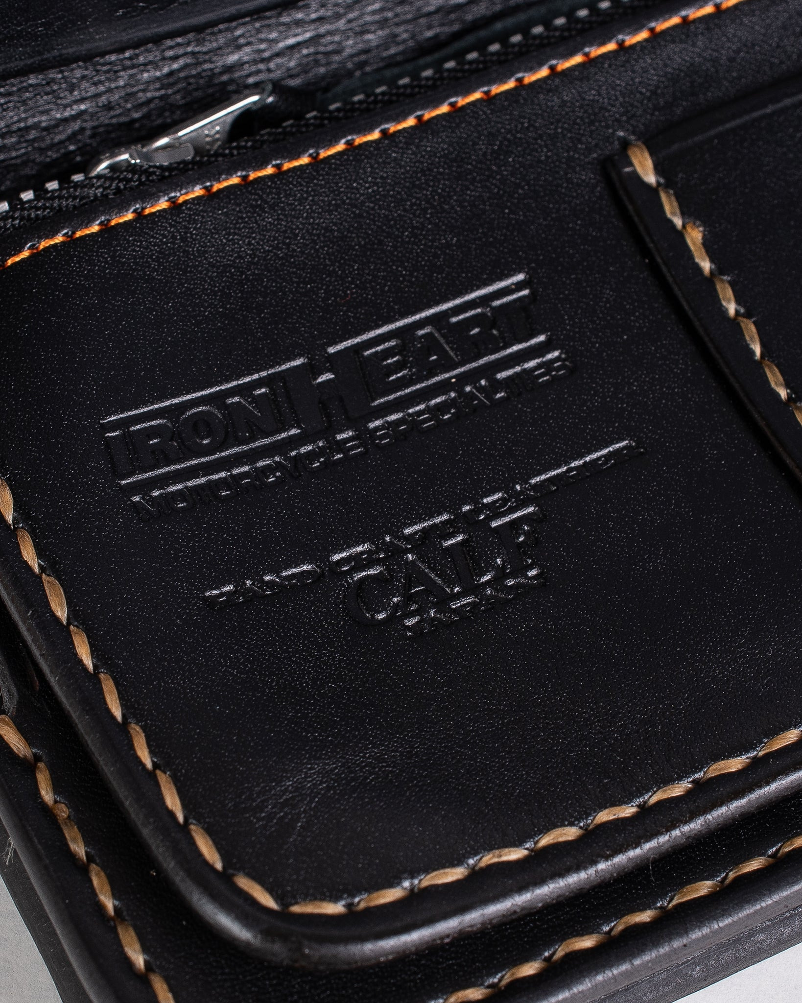IHG-03-BLK Long Shell Cordovan Wallet - Black - 4