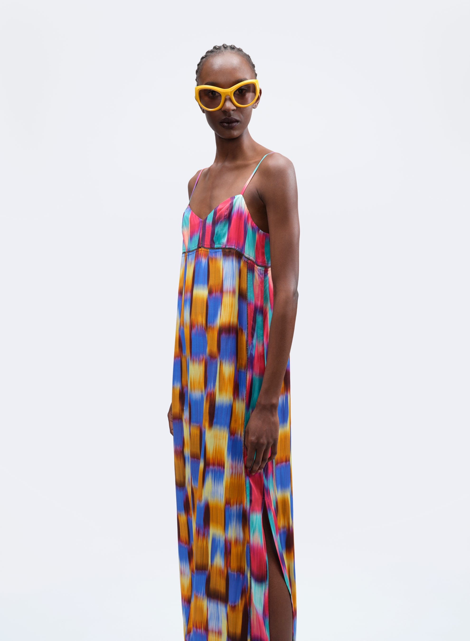 VISCOSE SLIP DRESS - 6