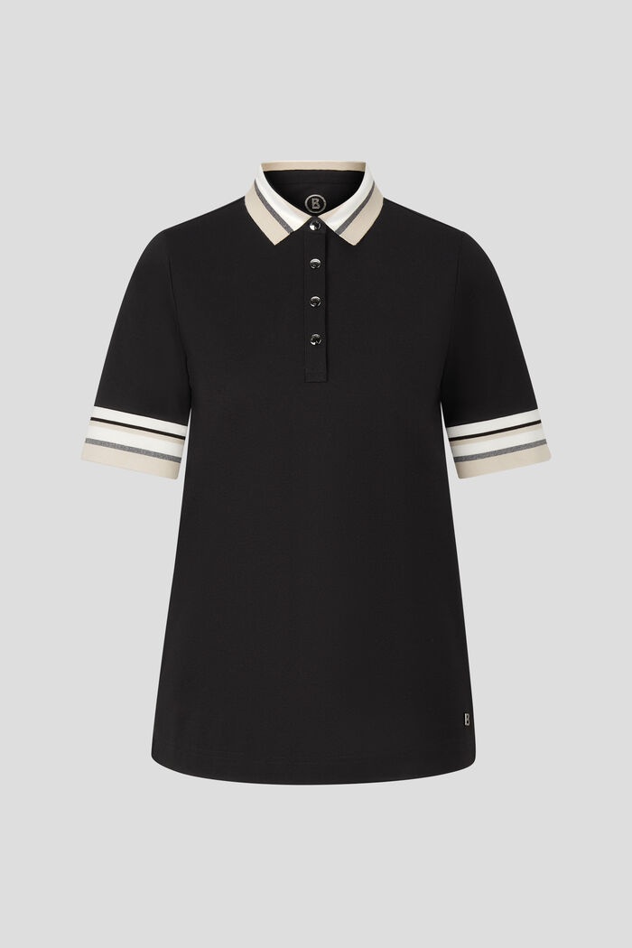 Zofie Piqué polo shirt in Black - 1