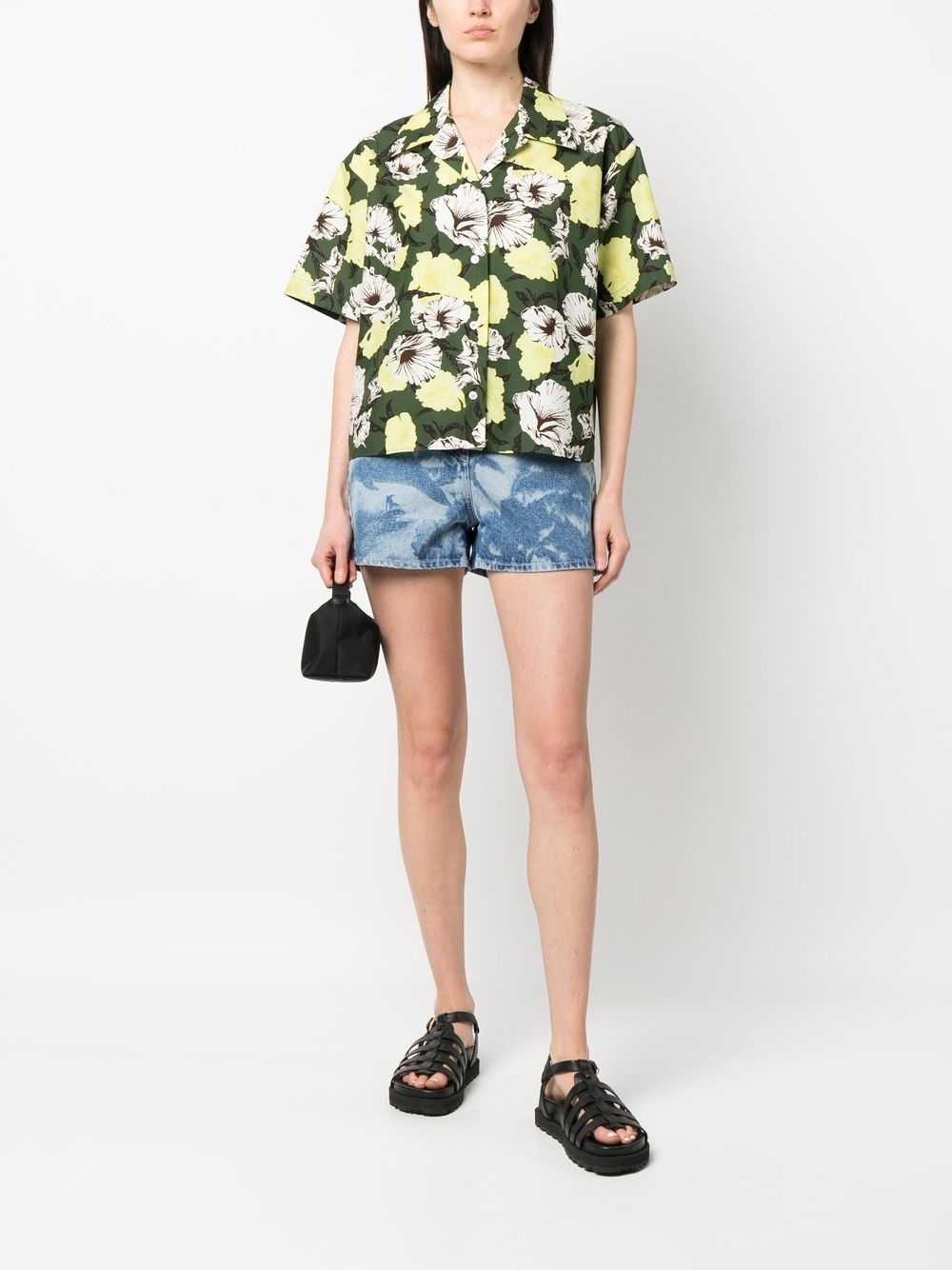 floral-print short-sleeve shirt - 2