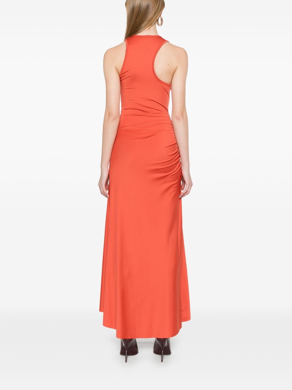 ruched maxi dress - 4