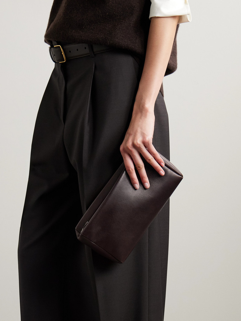 The Row Leather Clutch outlook