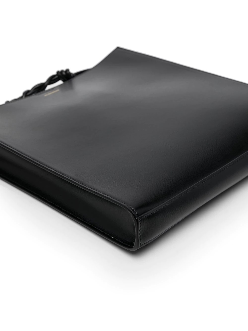 logo-print leather shoulder bag - 5