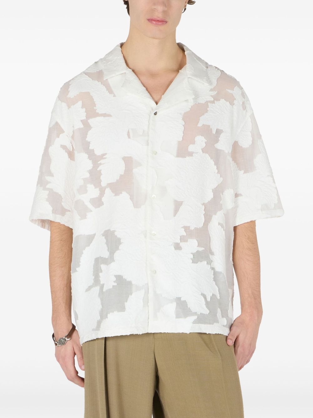 floral-print shirt - 2