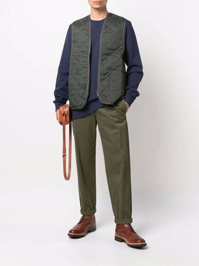 Barbour quilted pouch-pocket gilet outlook