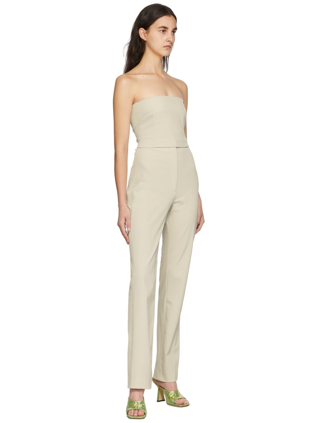 Taupe Audrey Tank Top - 4