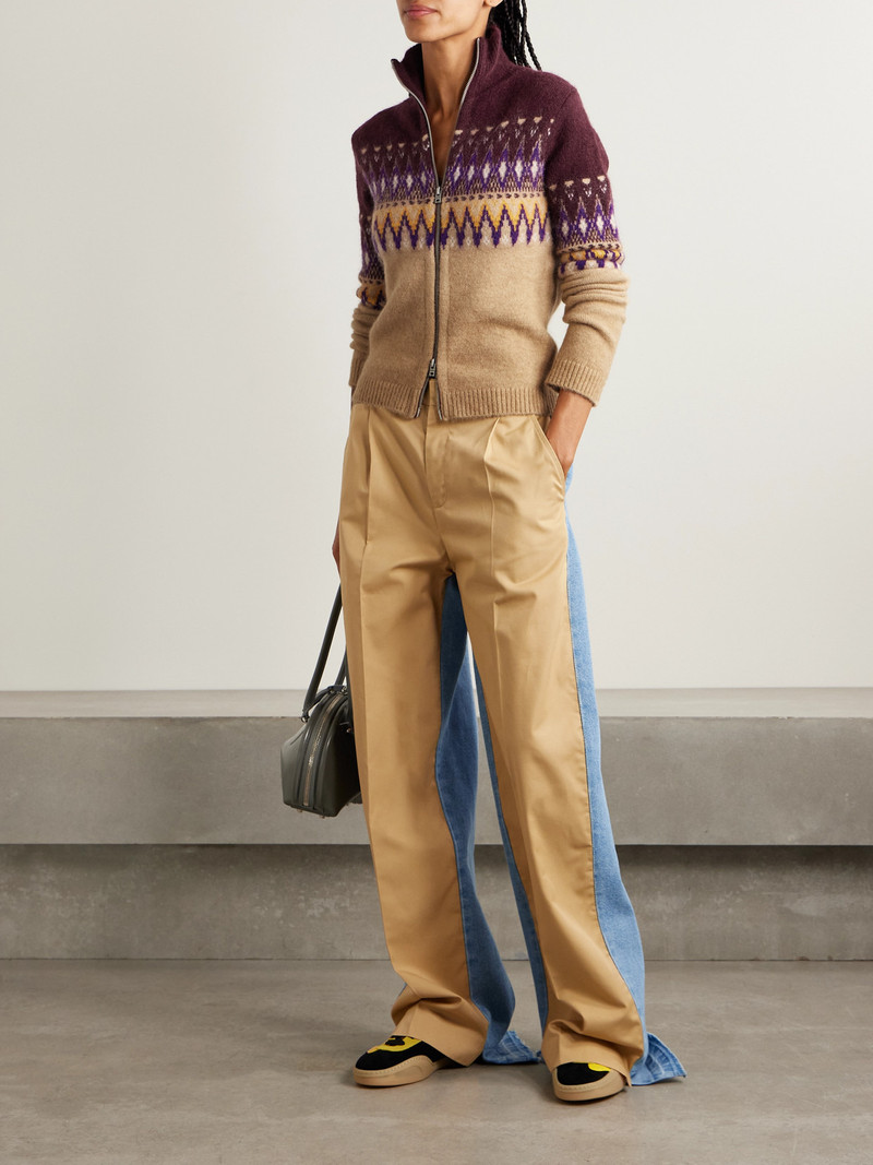 Acne Studios Fair Isle Knitted Cardigan outlook