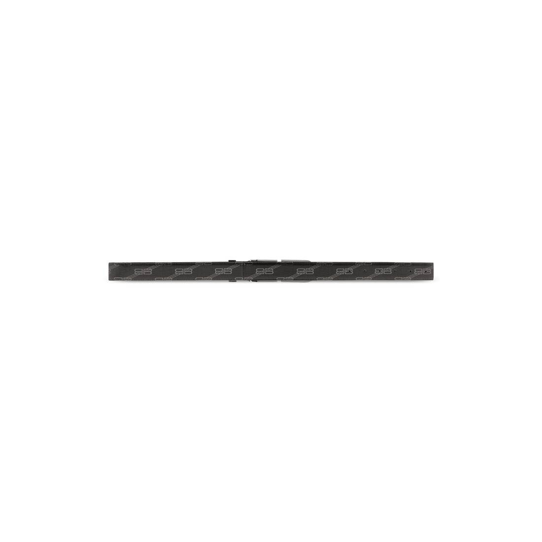 bb signature belt 30mm bb monogram coated canvas - 2