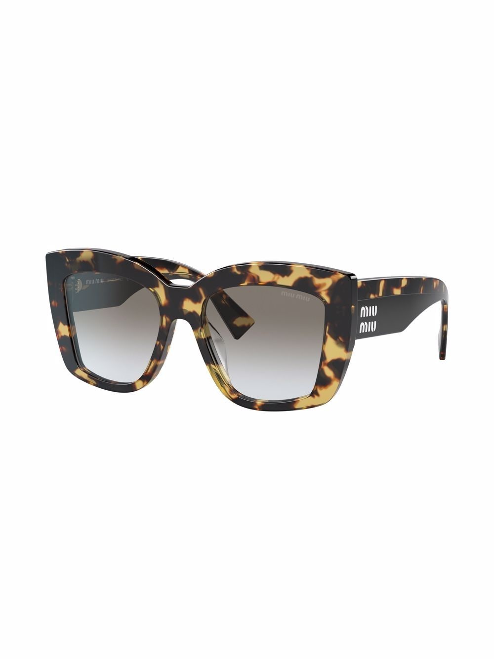 tortoiseshell oversize square-frame sunglasses - 2