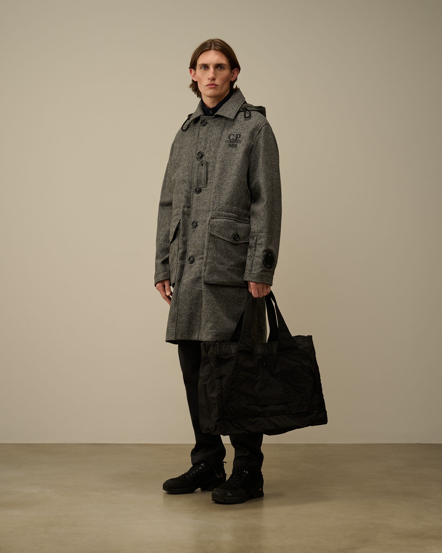 Shetland Twill Hooded Car Coat - 7