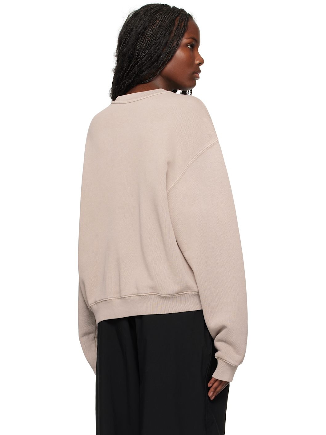Taupe Blade Logo-Embossed Sweatshirt - 3