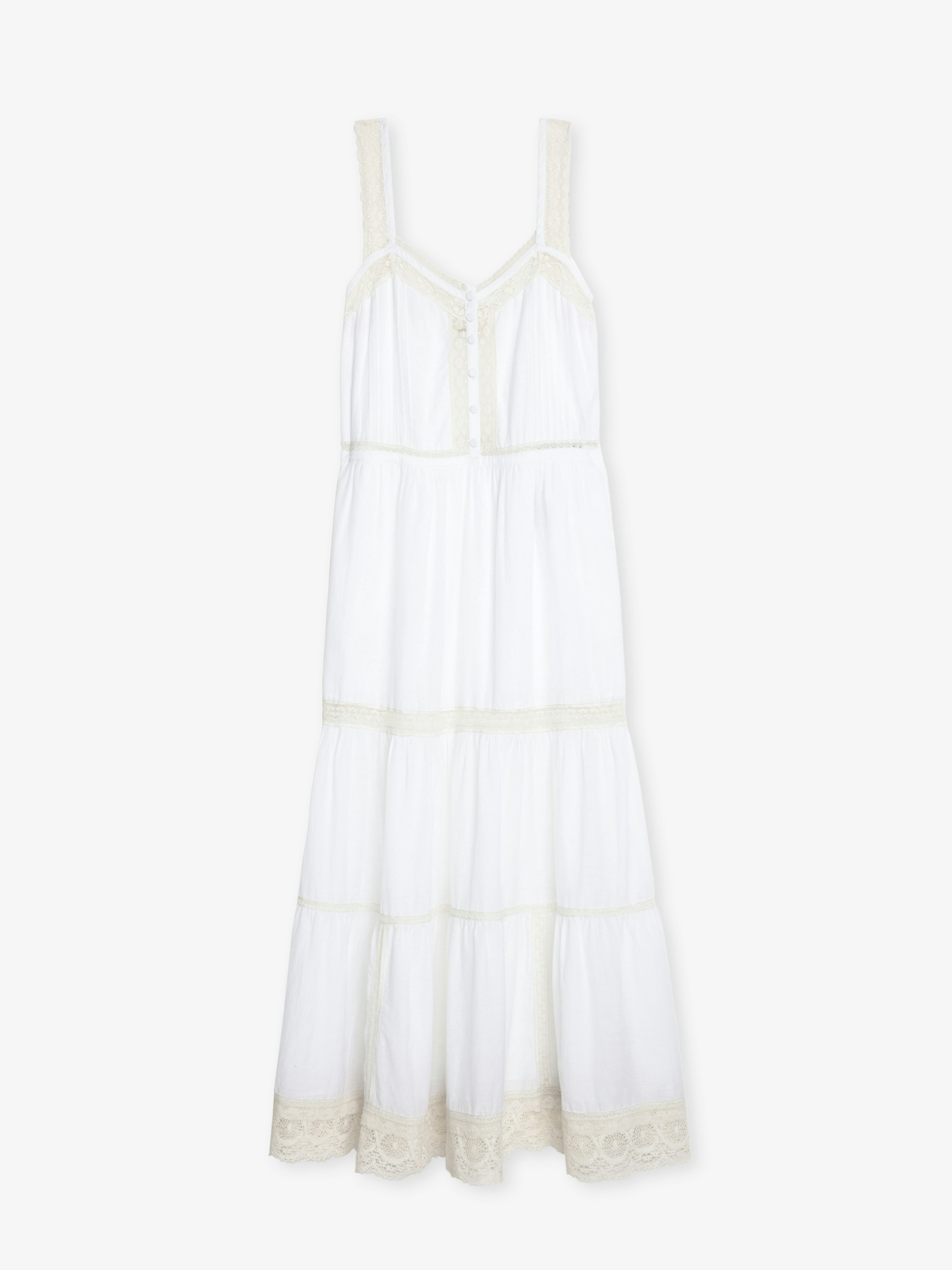 Relite Long Lingerie Style Dress - 7