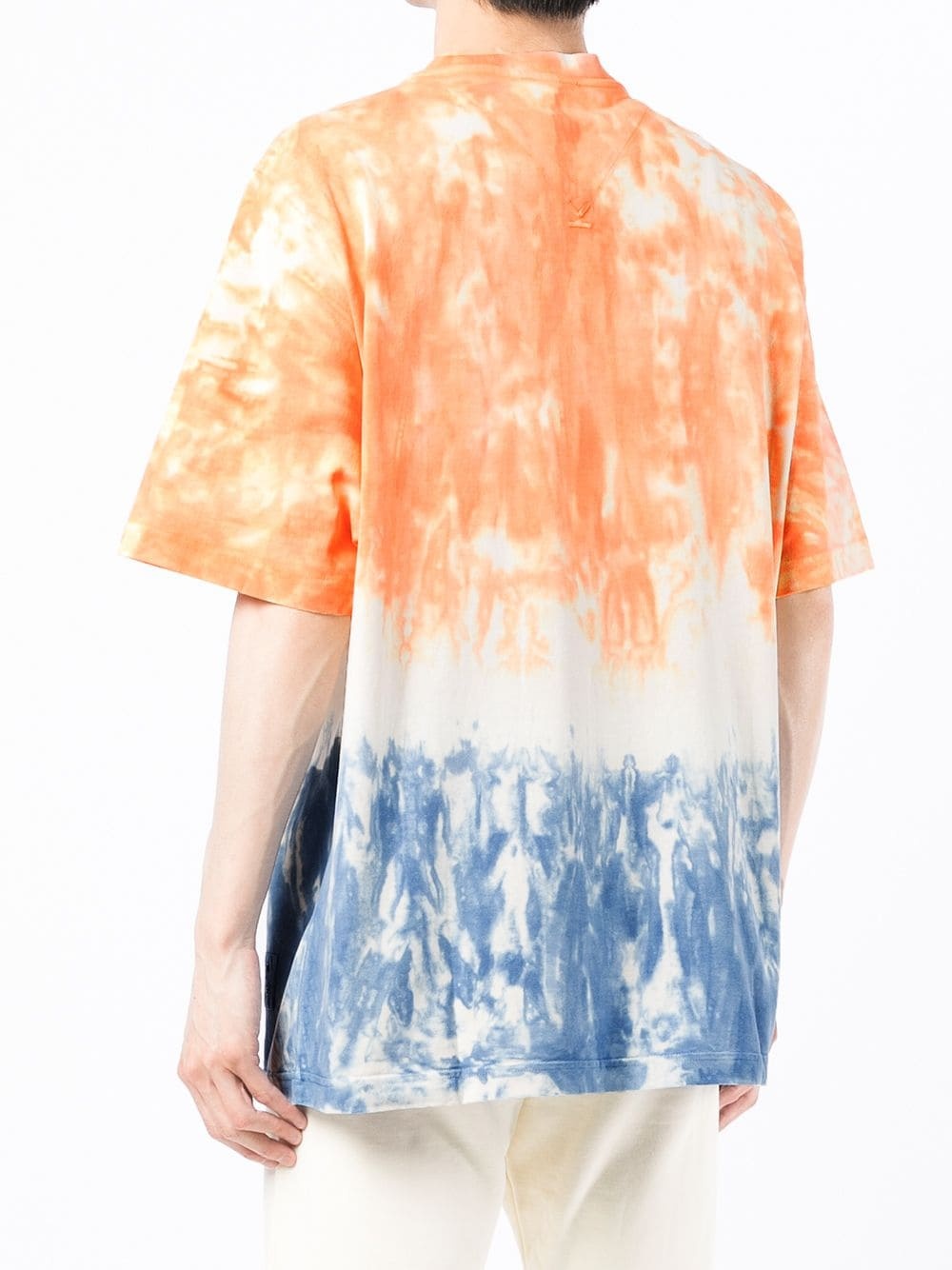 tie dye-print short-sleeved T-shirt - 4