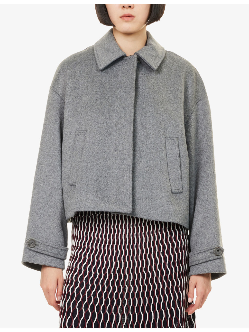 Colby Cropped Wool-Blend Jacket - 3