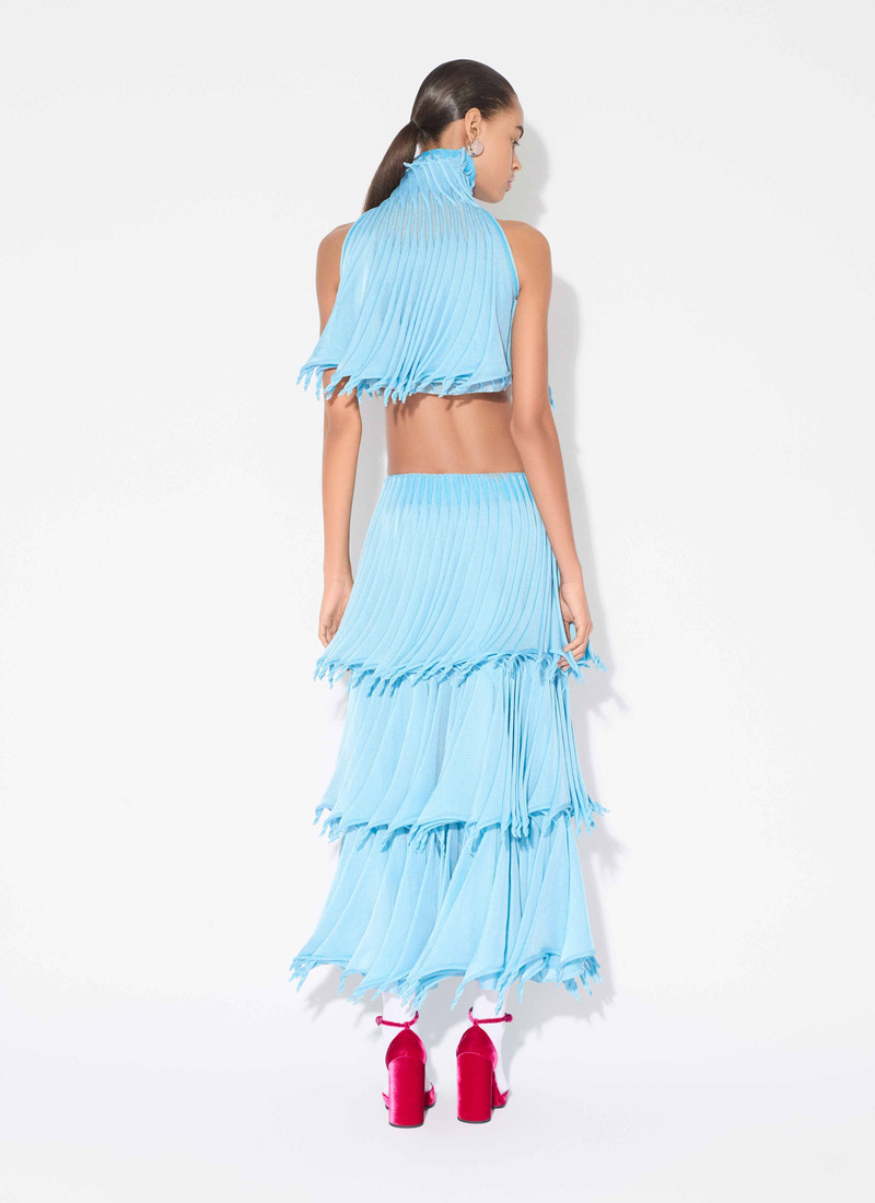 Alaïa CUPS NYLON KNIT TAPERED SKIRT outlook