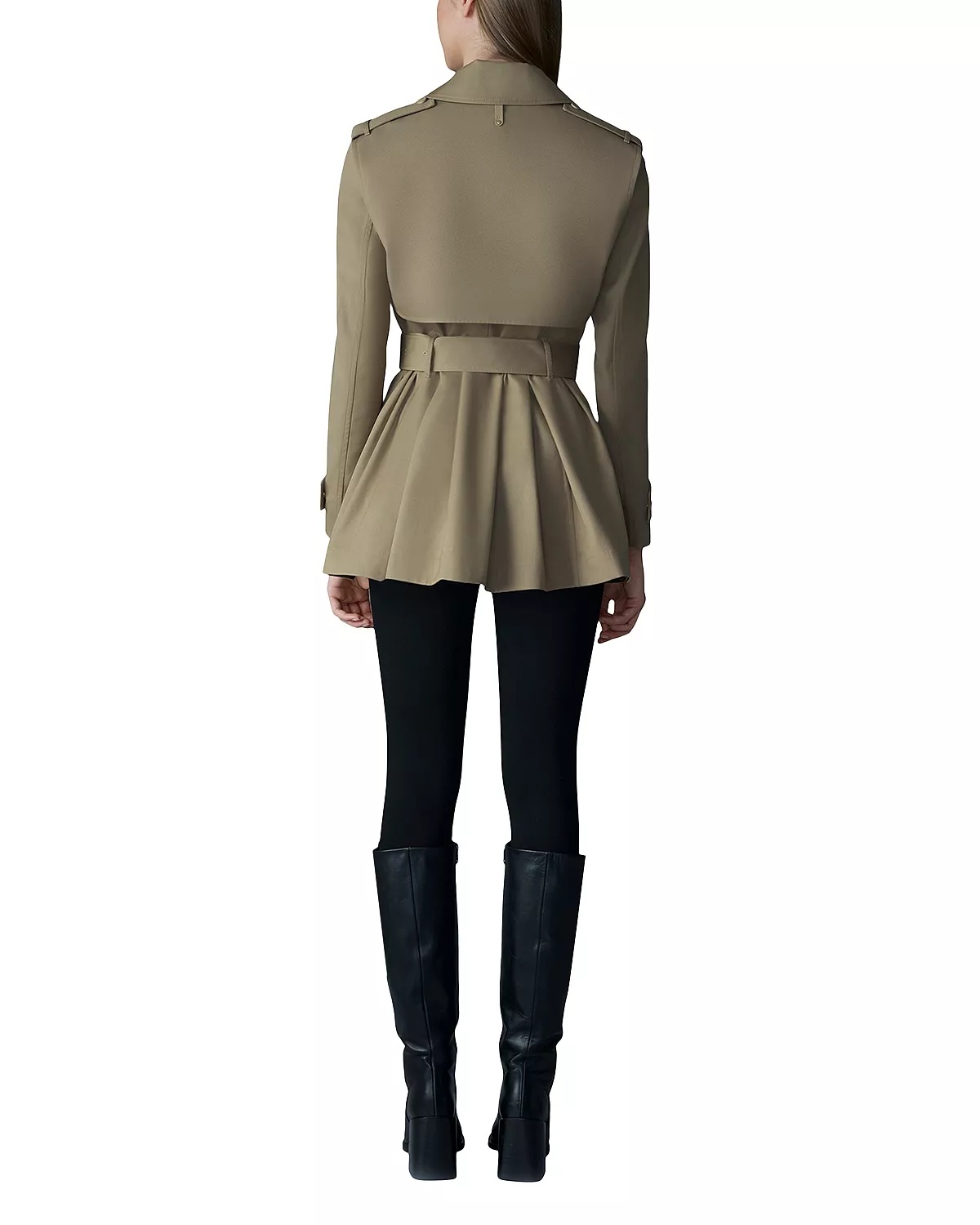 Adva Mid-Length Belted Trench Coat - 3