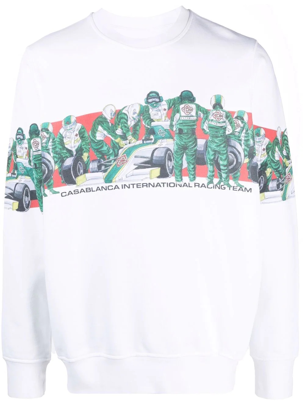 graphic-print long-sleeve sweatshirt - 1