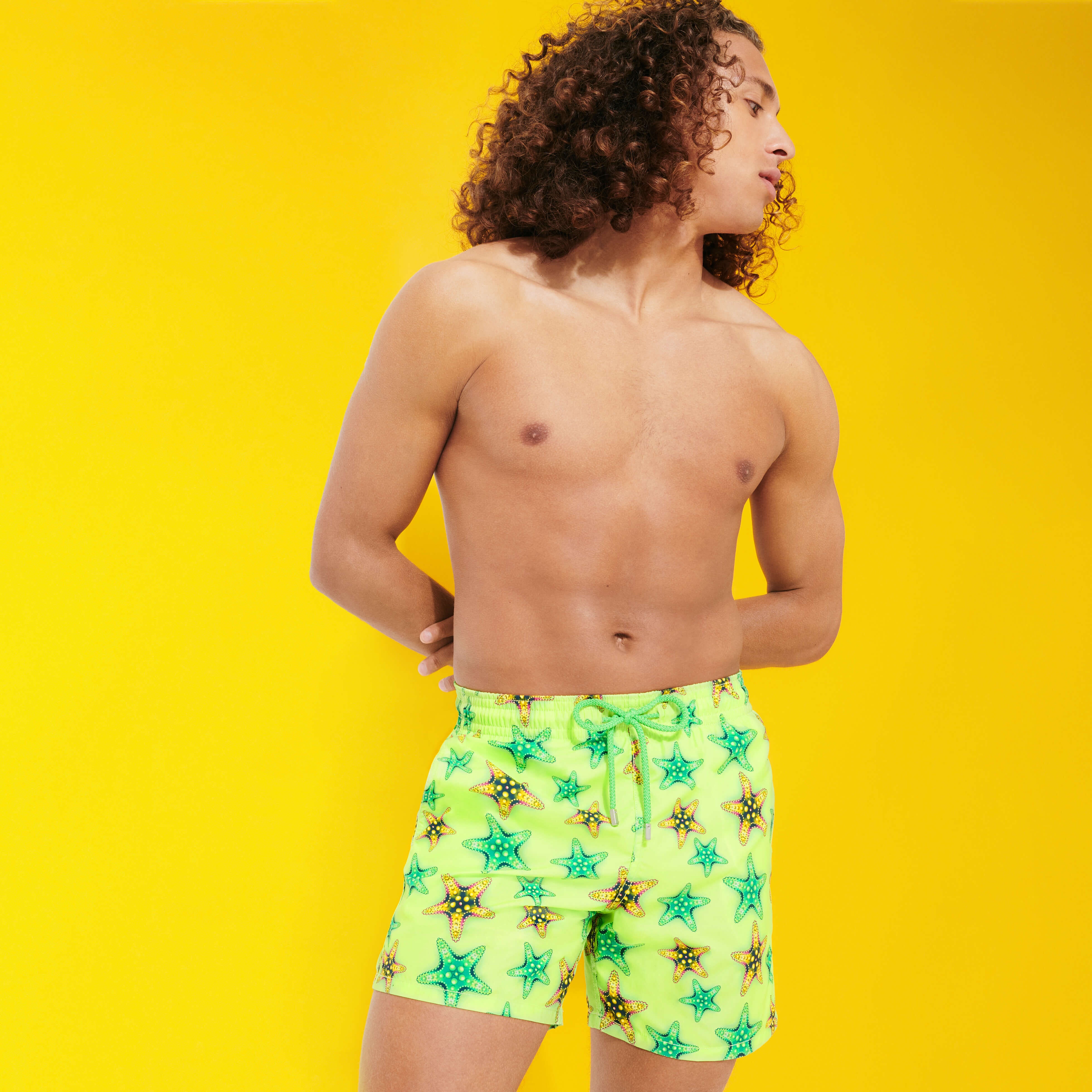 Men Swim Trunks Starfish Candy - 3