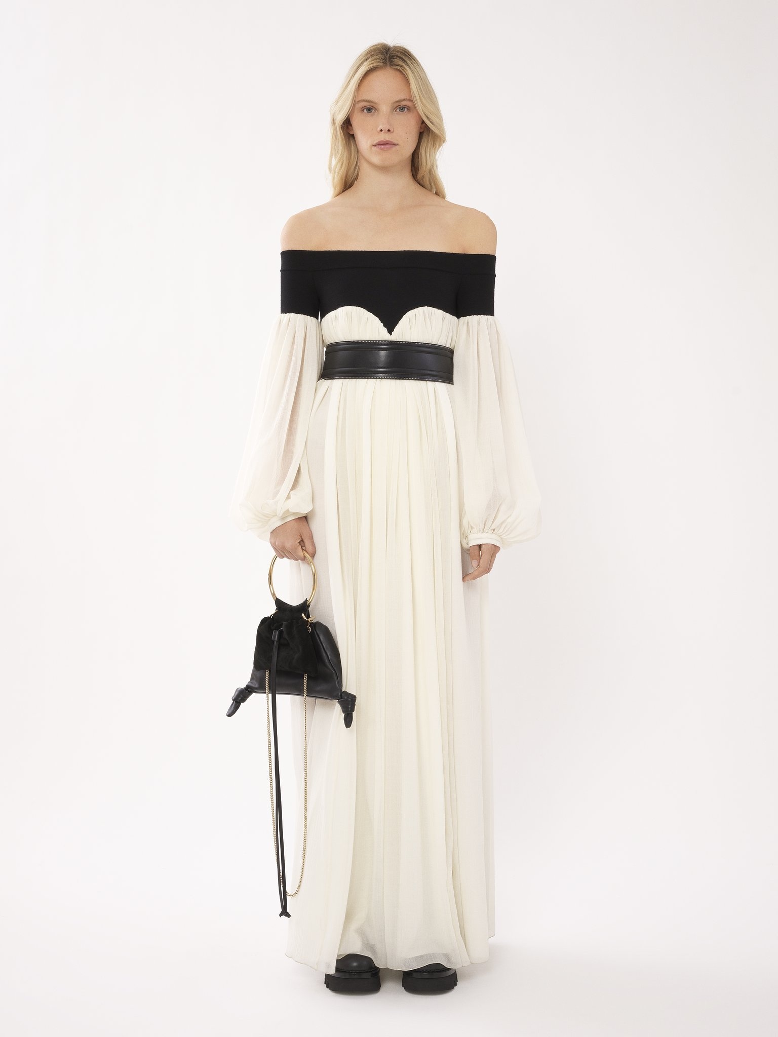 OFF-THE-SHOULDER MAXI DRESS - 7