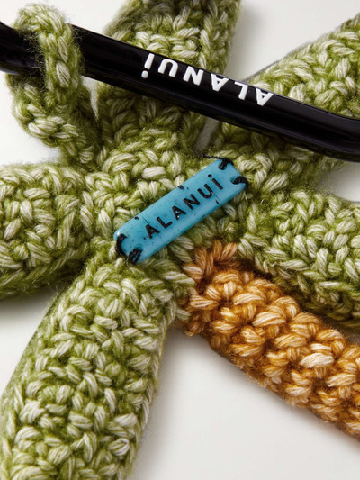 Alanui Crochet-Knit Cotton-Blend Key Fob outlook