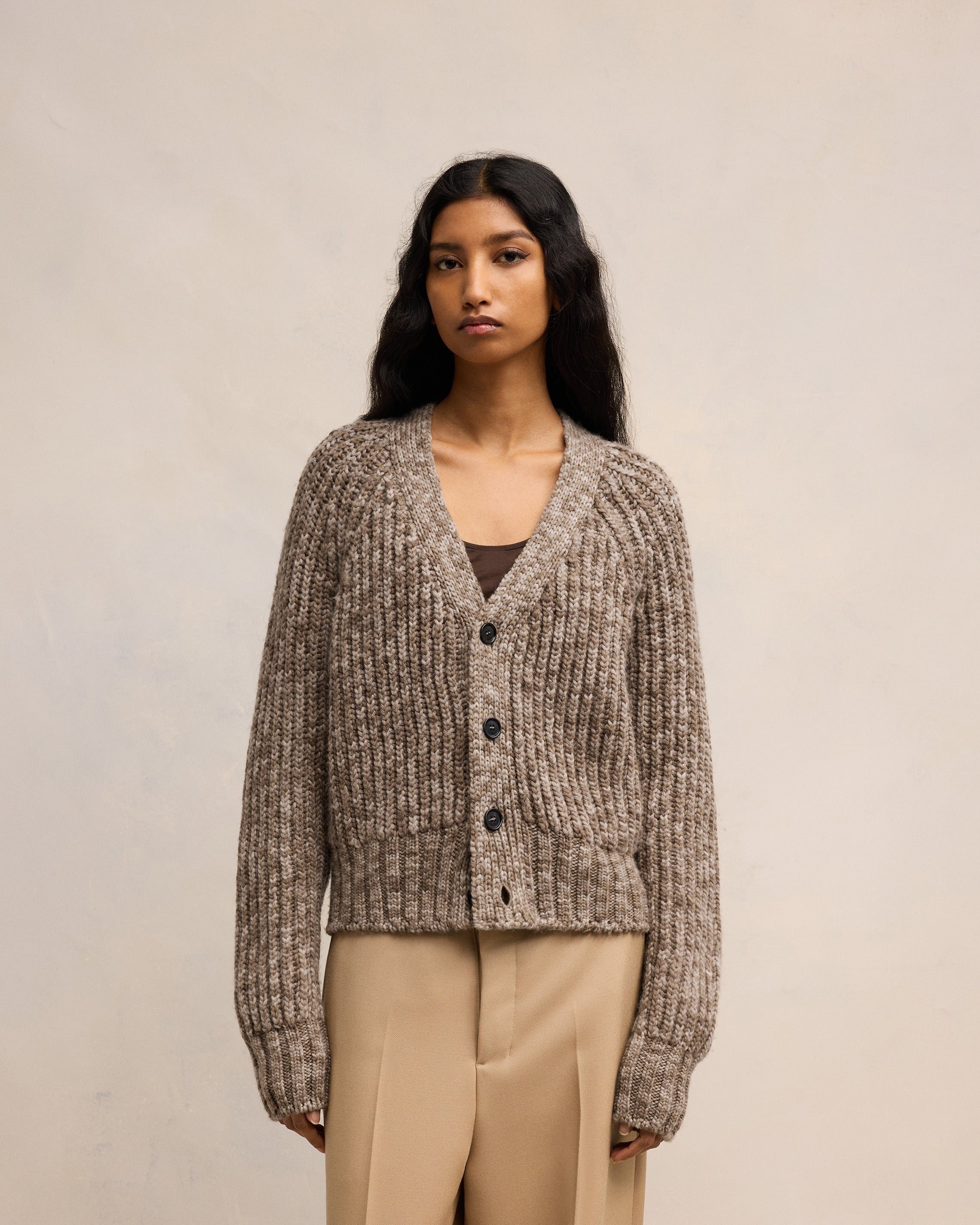 RIBBED CARDIGAN - 3