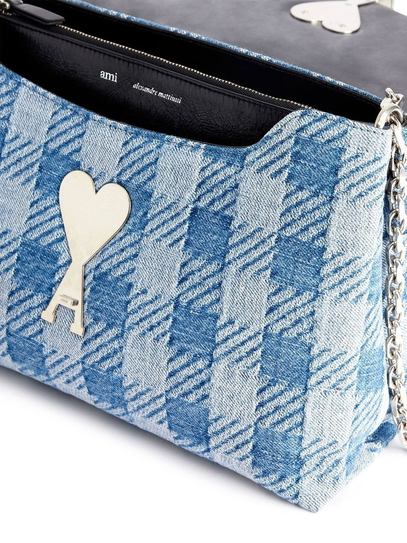 Voulez-vous check-print shoulder bag 4