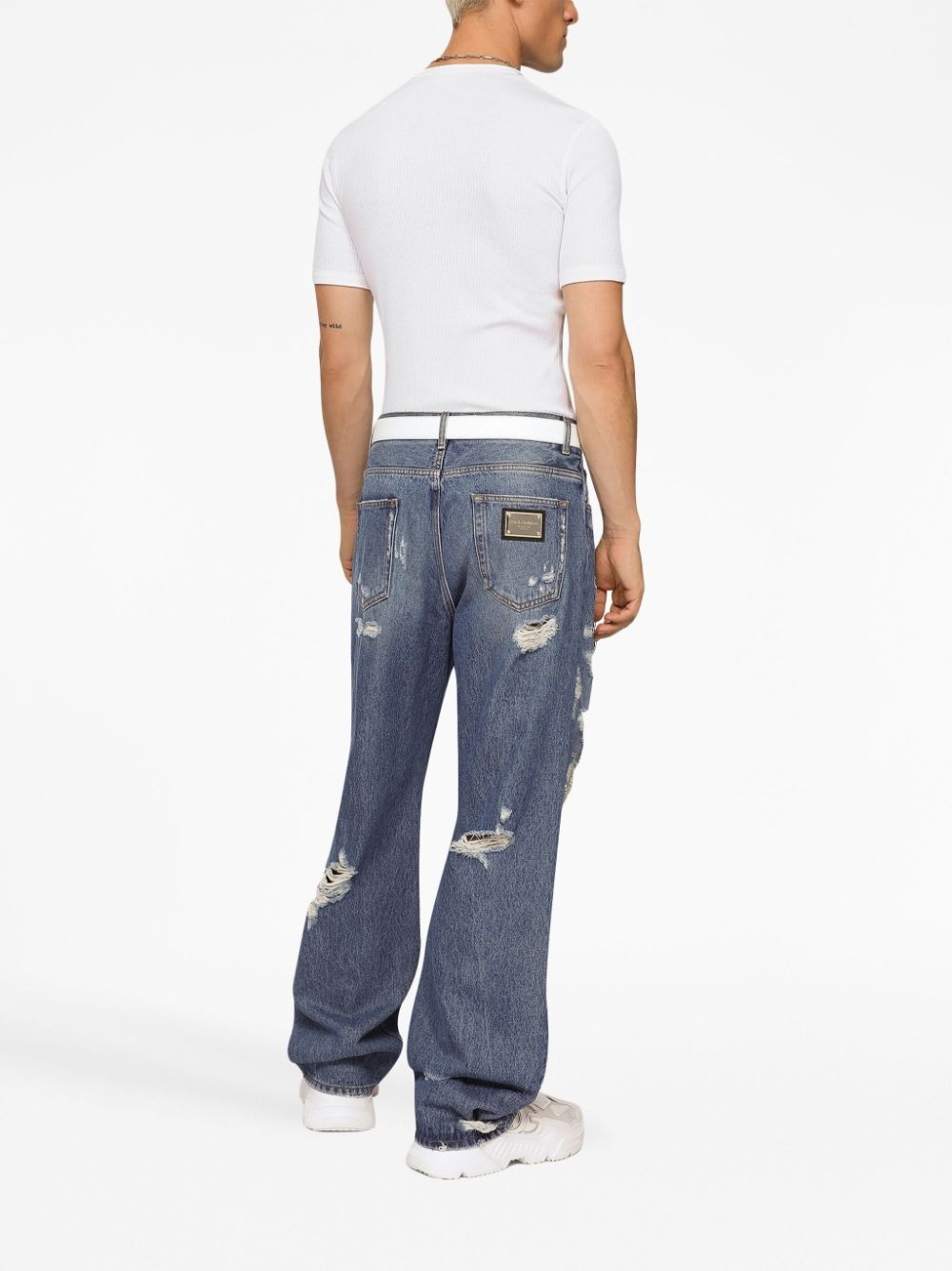 button placket T-shirt - 4