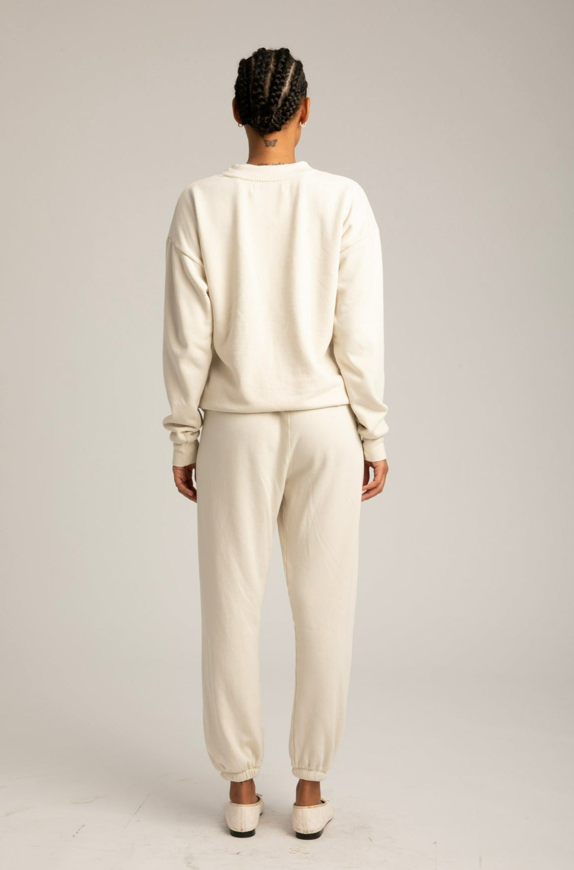 VINTAGE WHITE LOGO SWEATSHIRT - 7