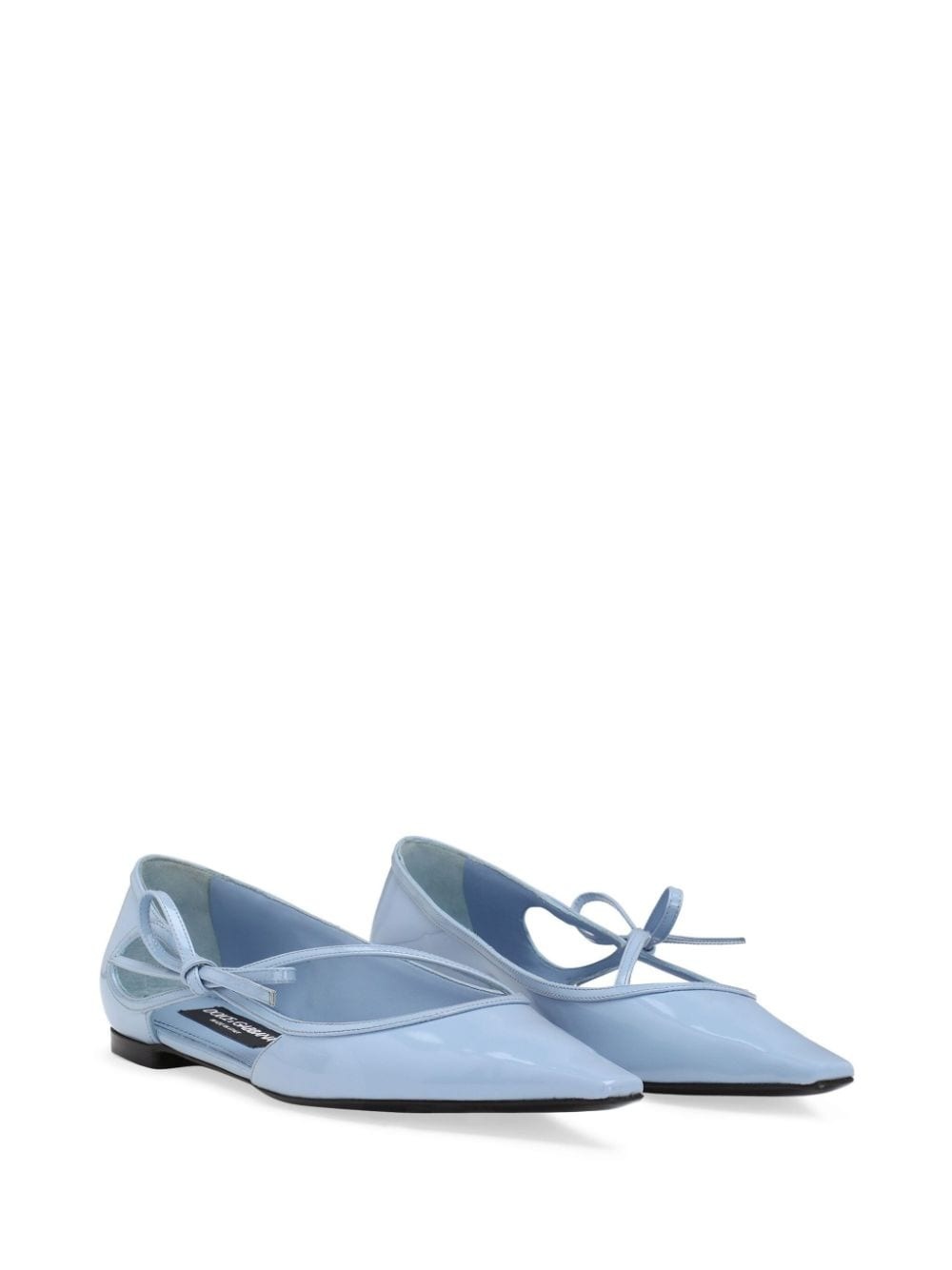 leather ballerina shoes - 2