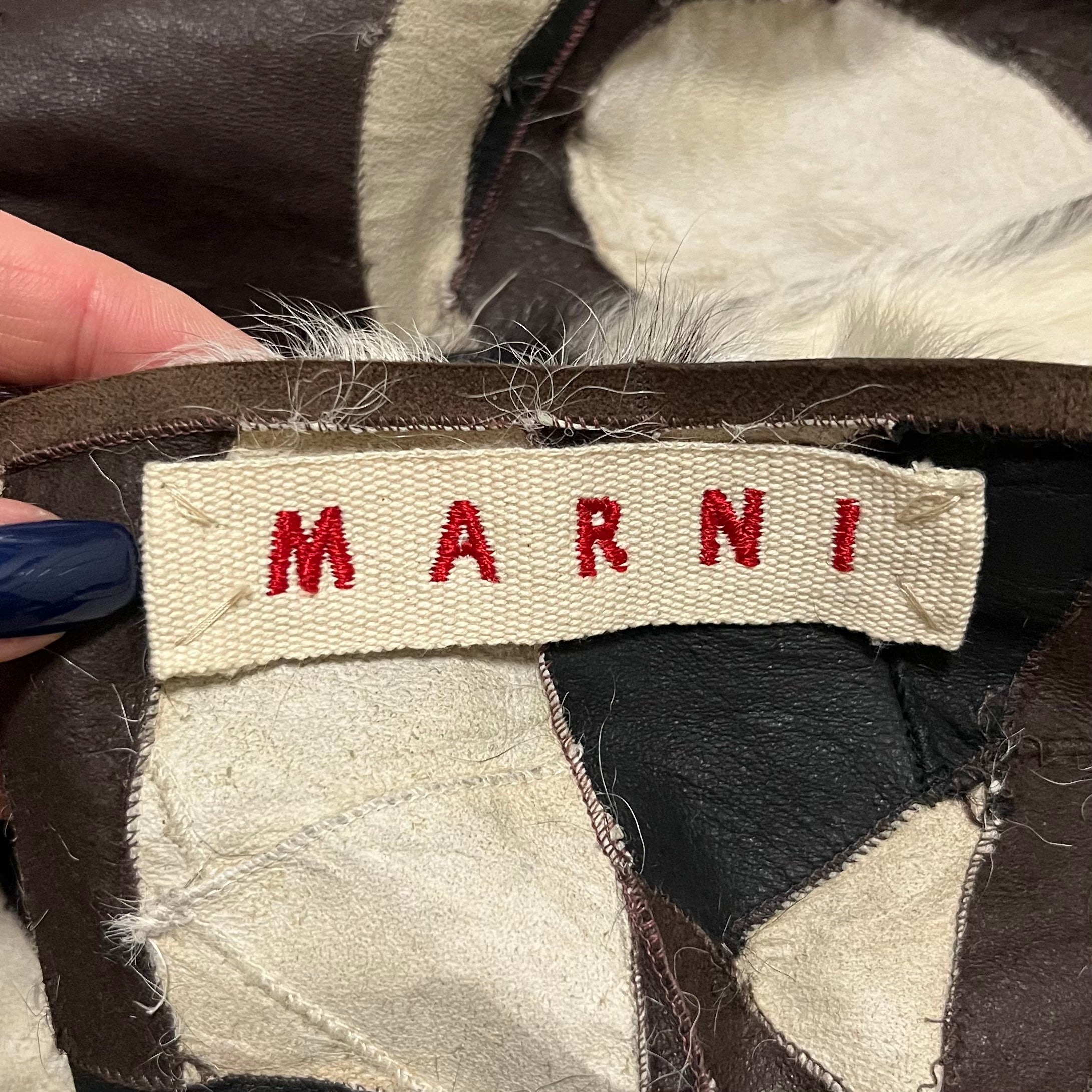 MARNI Fall Winter 2003 Fur Scarf - 5