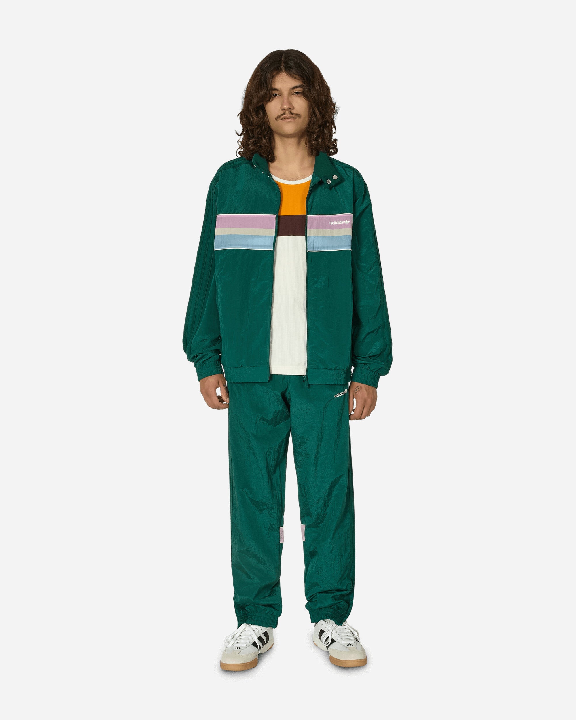 adidas 80s Woven Track Pants Collegiate Green | slamjam
