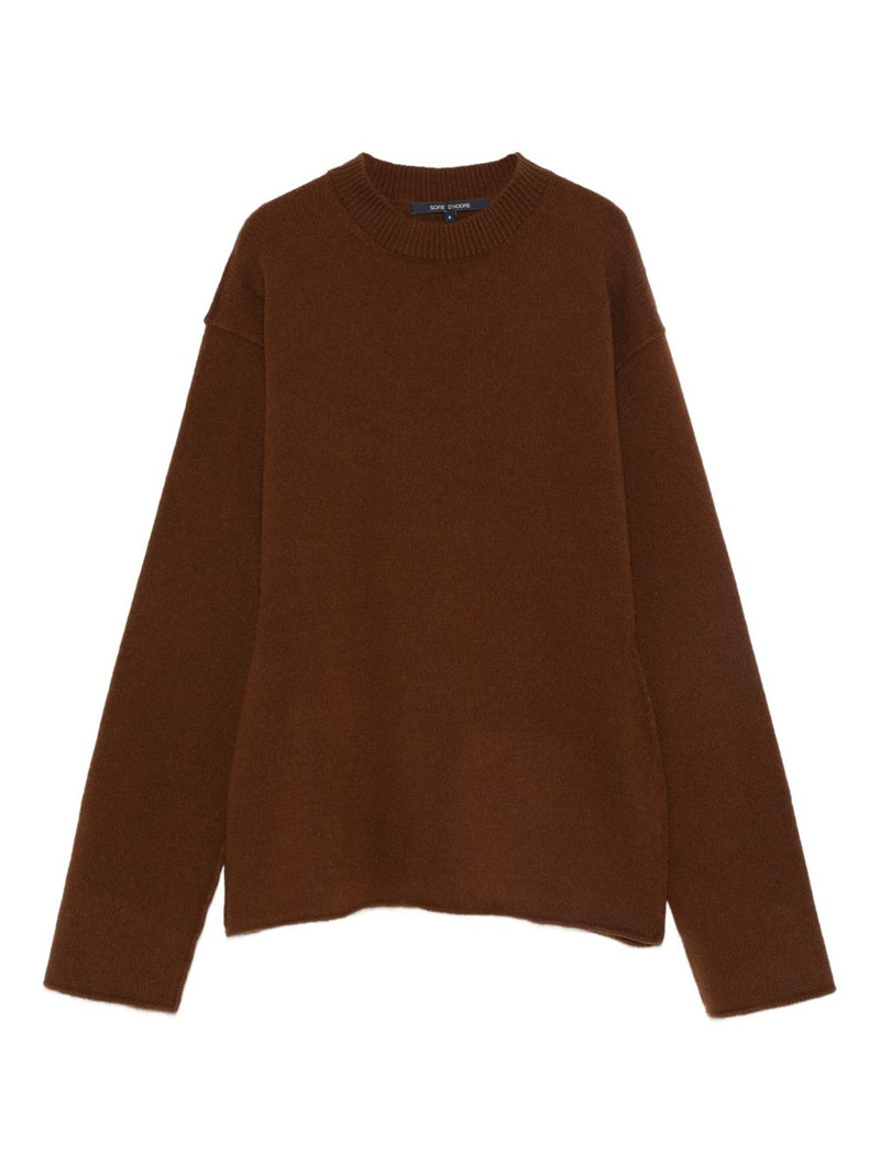 round-neck wool sweater 1