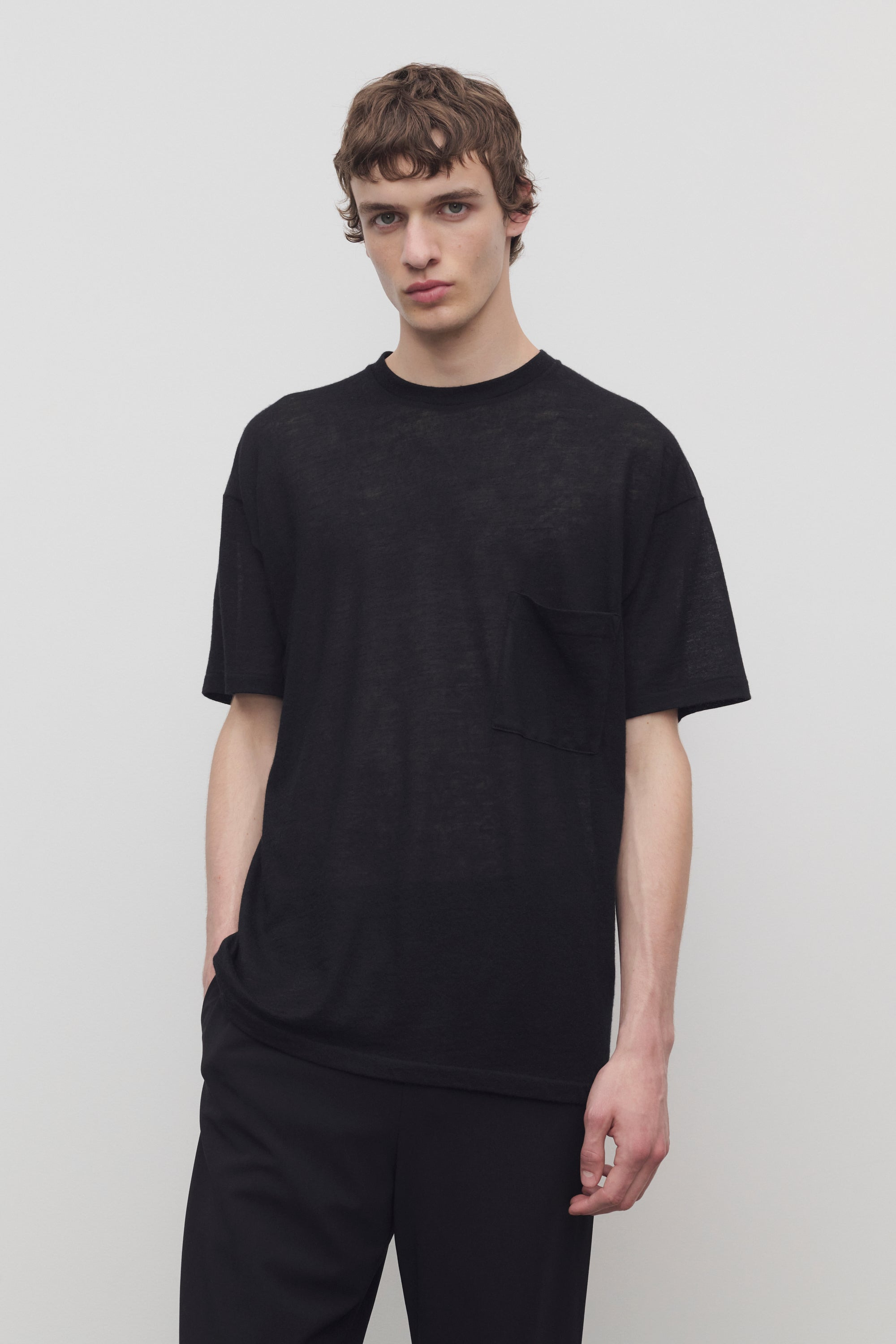 Niels T-Shirt in Virgin Wool and Cashmere - 3