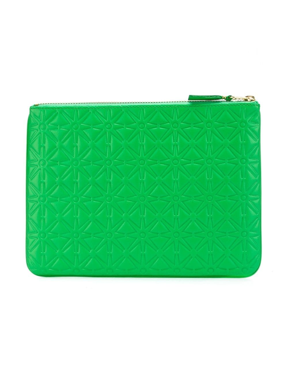 embossed leather wallet - 4