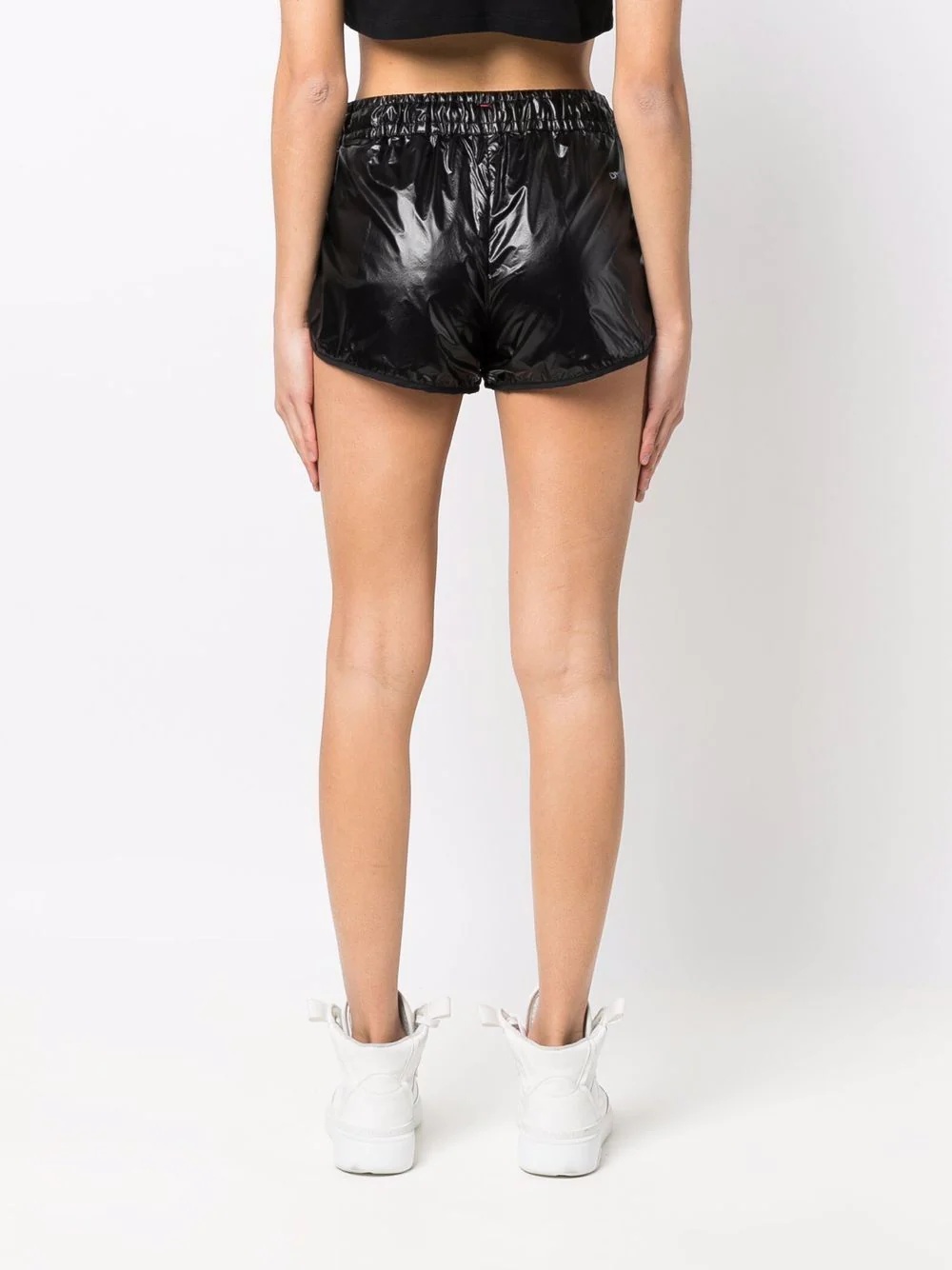 high-waisted mini shorts - 4