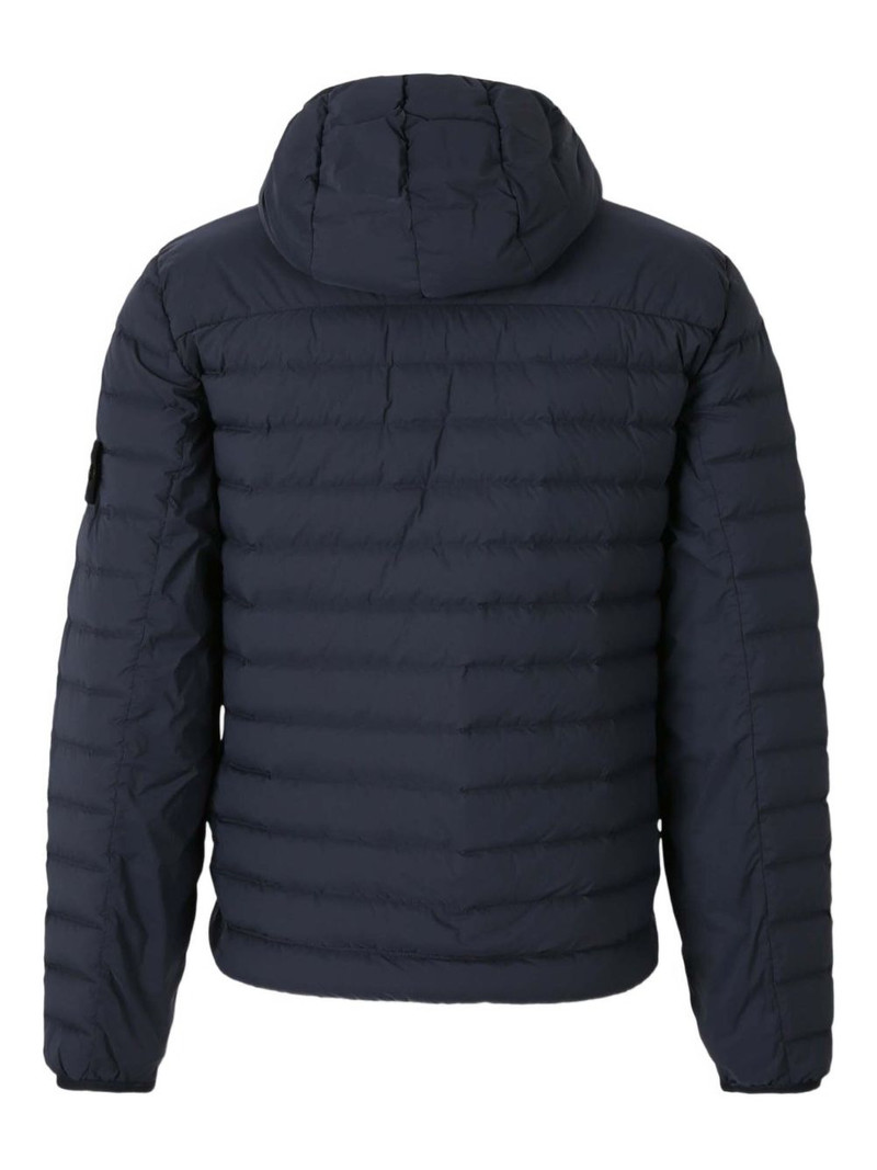 Stone Island logo-patch quilted jacket outlook