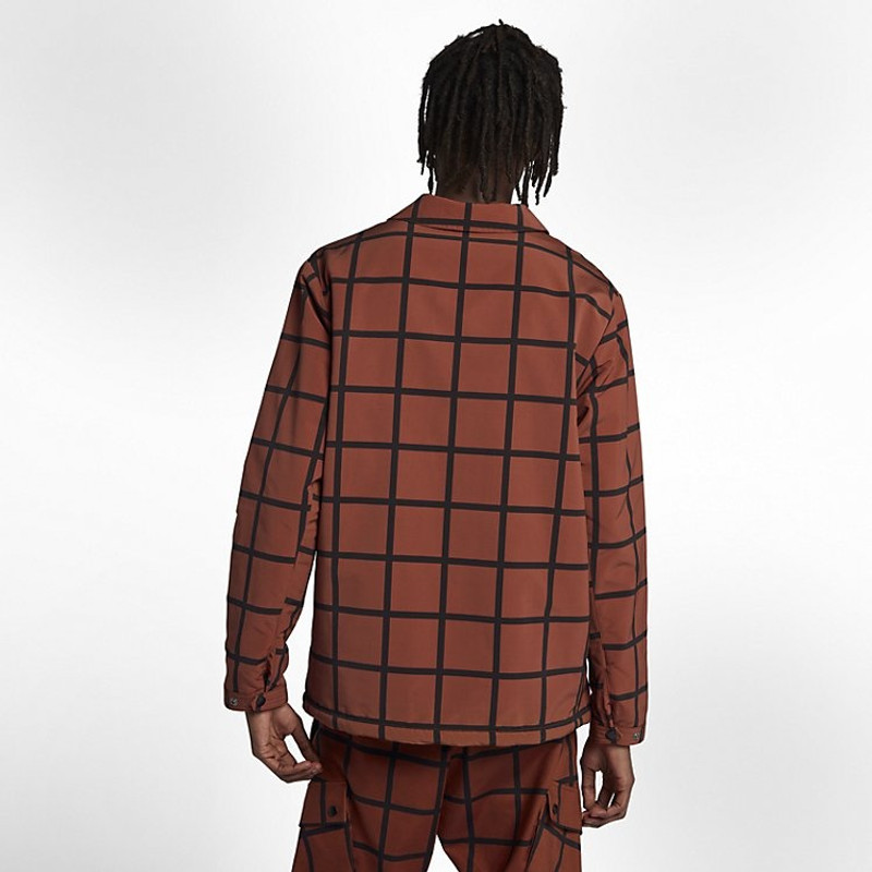 Nike Nike x Patta Coach Jacket 'Mars Stone Black' AH6488-689 outlook