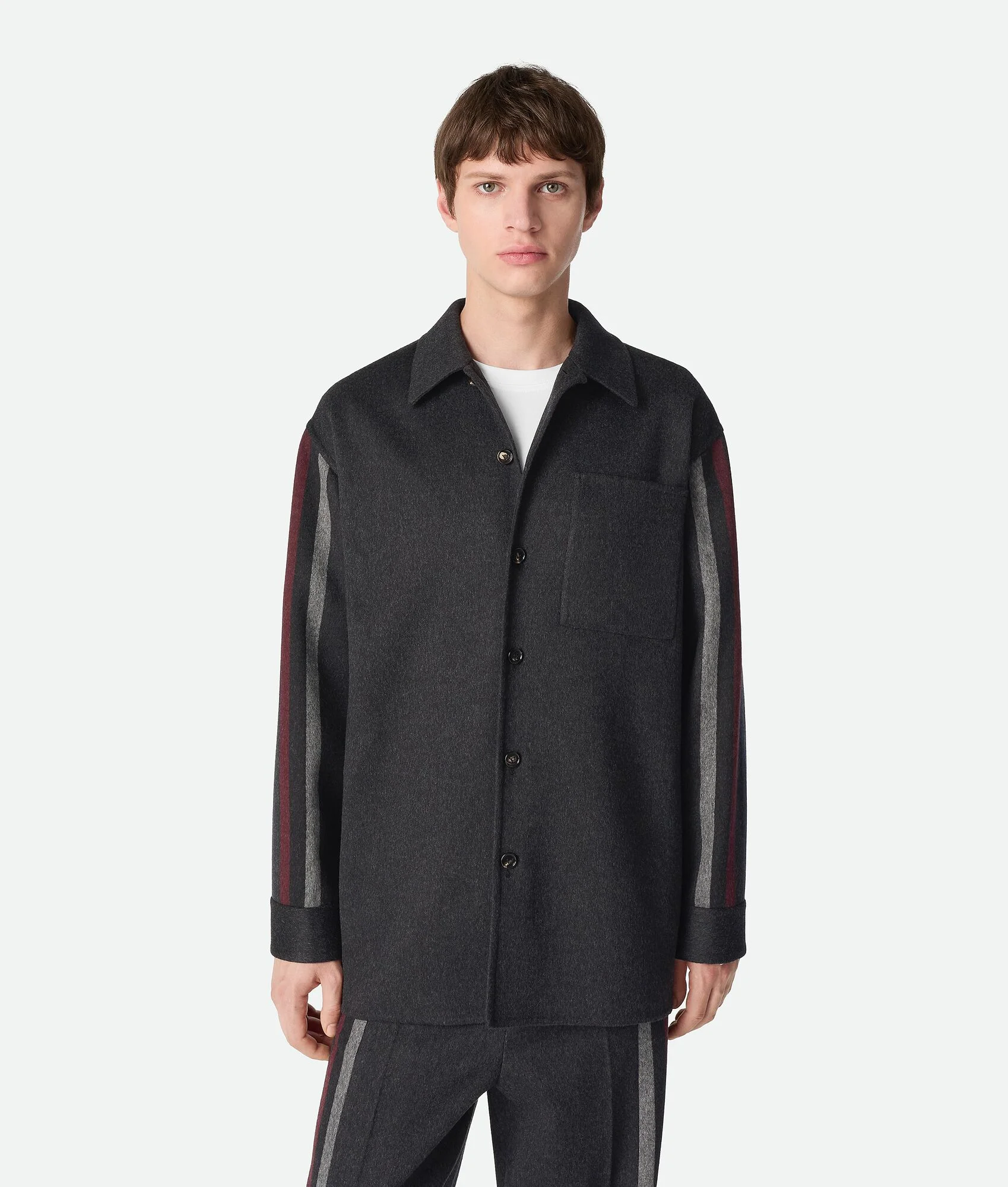 Wool And Cashmere Overshirt - 1