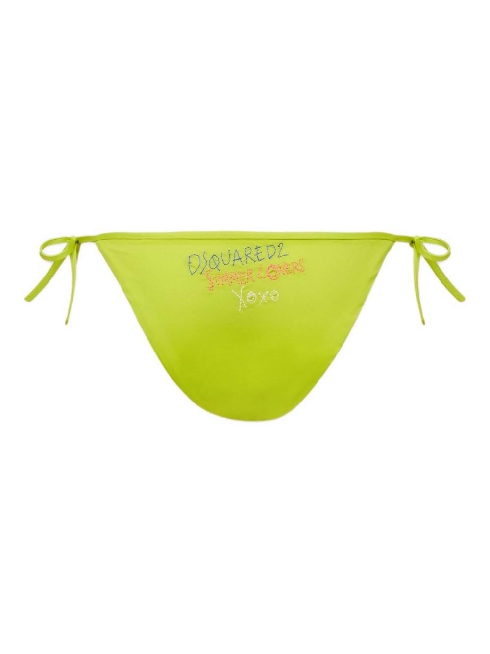 embroidered bikini briefs - 2