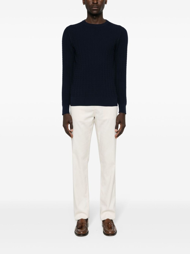 Canali geometric-pattern jumper outlook