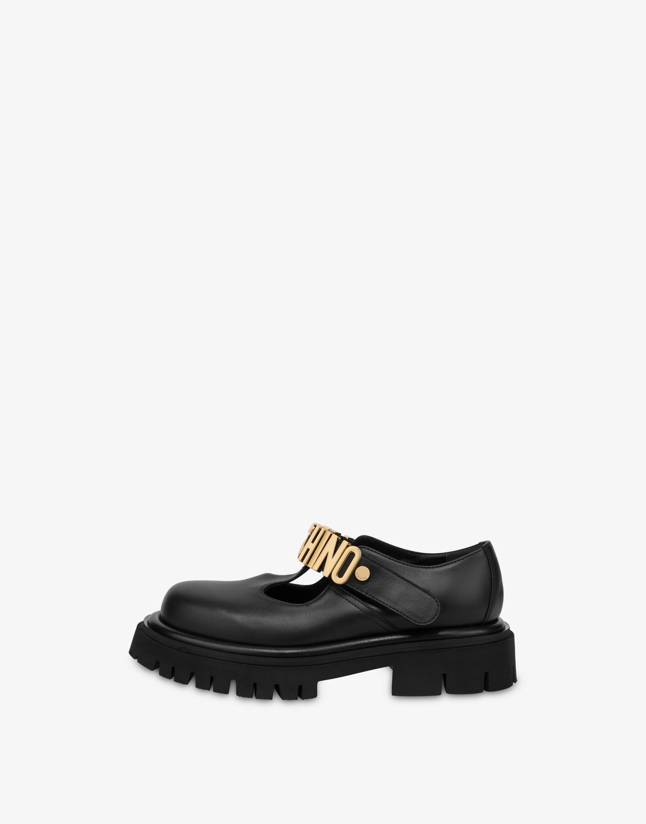 LETTERING LOGO CALFSKIN MASCULINE SHOES - 2