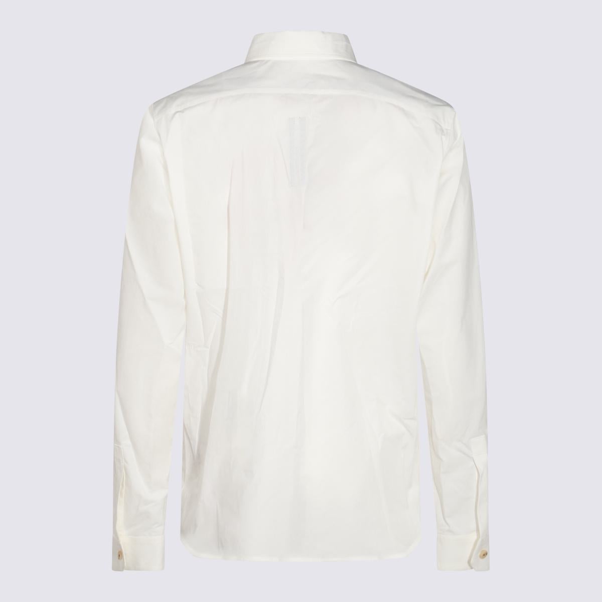 Rick Owens White Cotton Shirt - 2