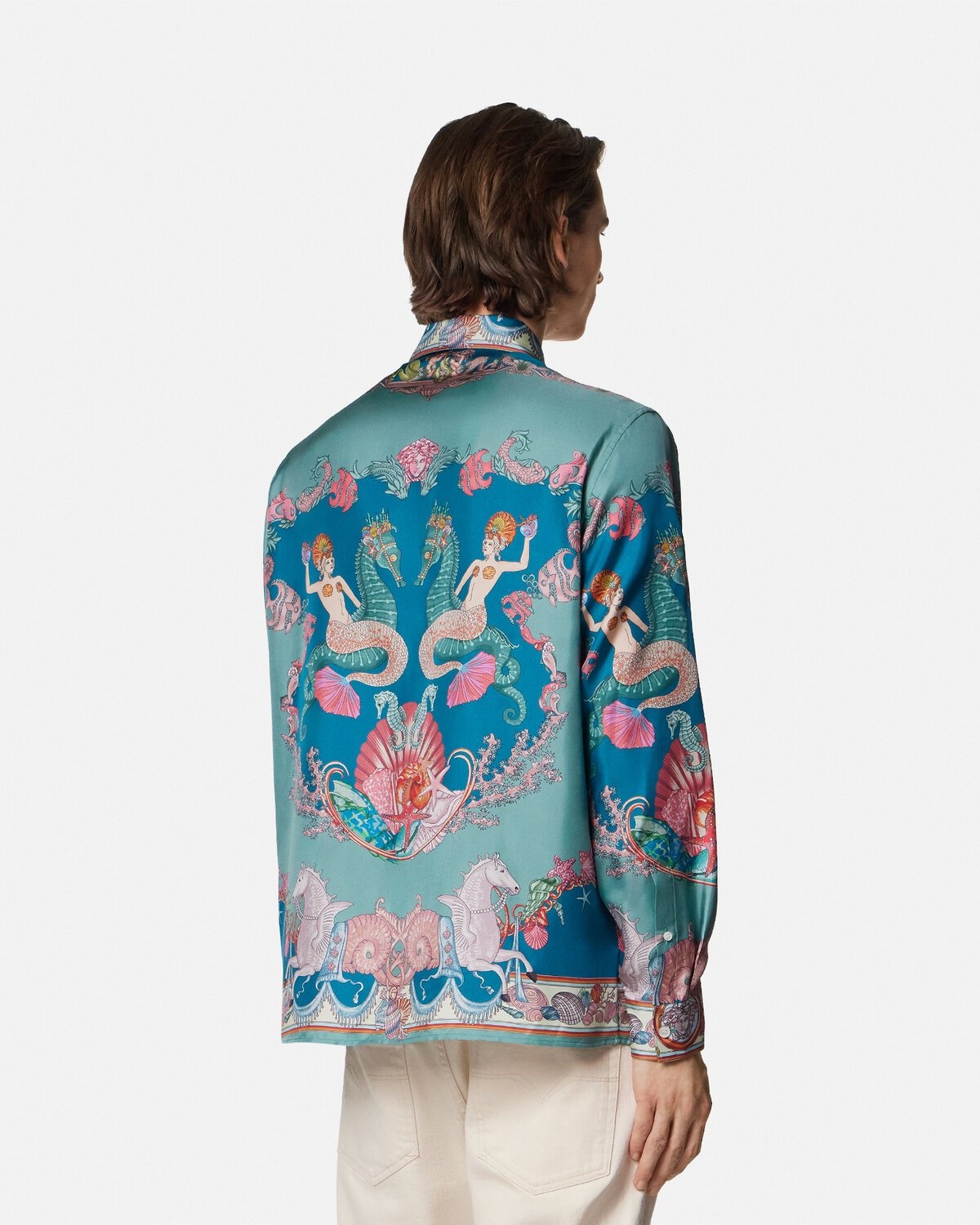 Coral Theatre Silk Shirt - 5
