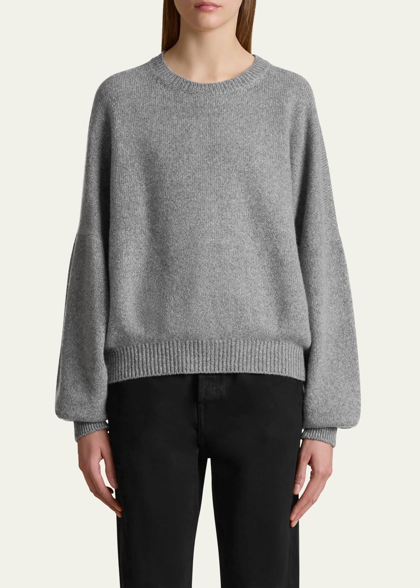 Margaux Cashmere Crewneck Sweater - 4