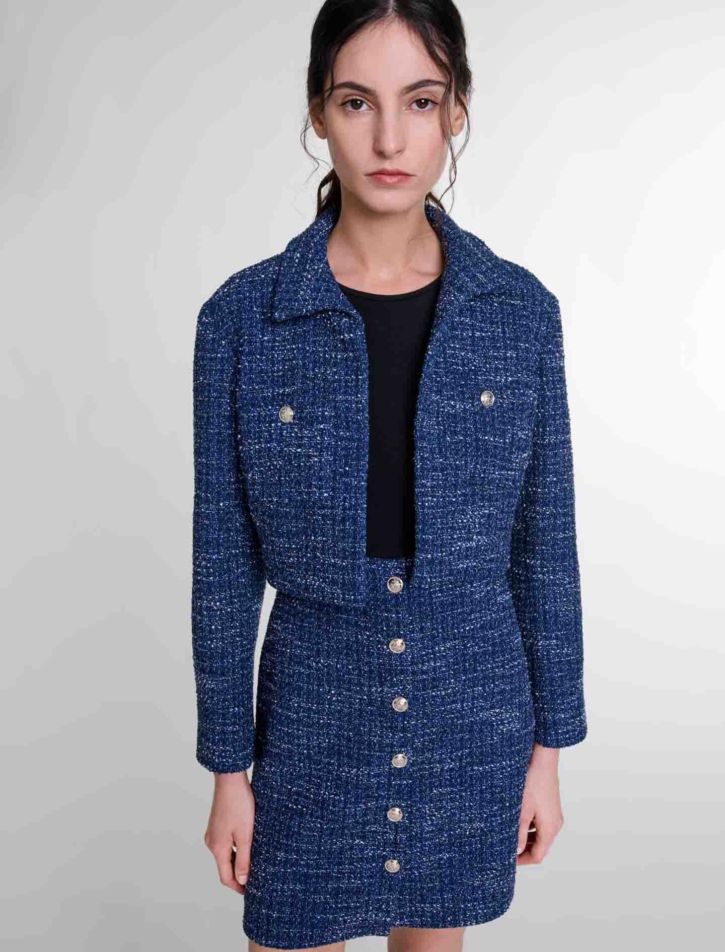 2-in-1 tweed dress - 5