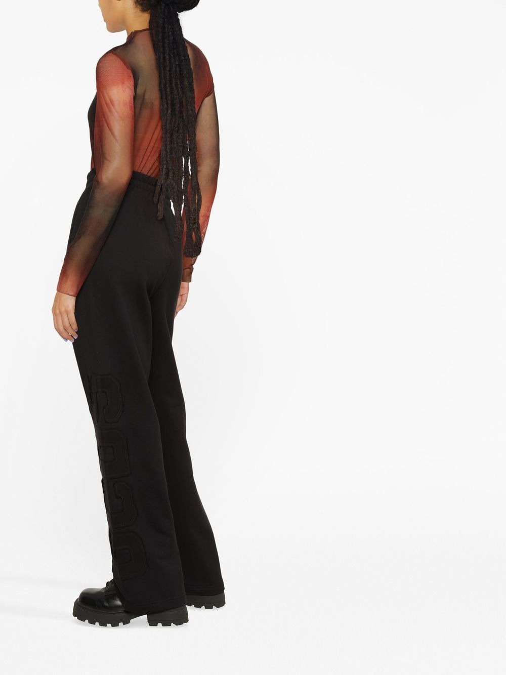 appliqué logo track pants - 3