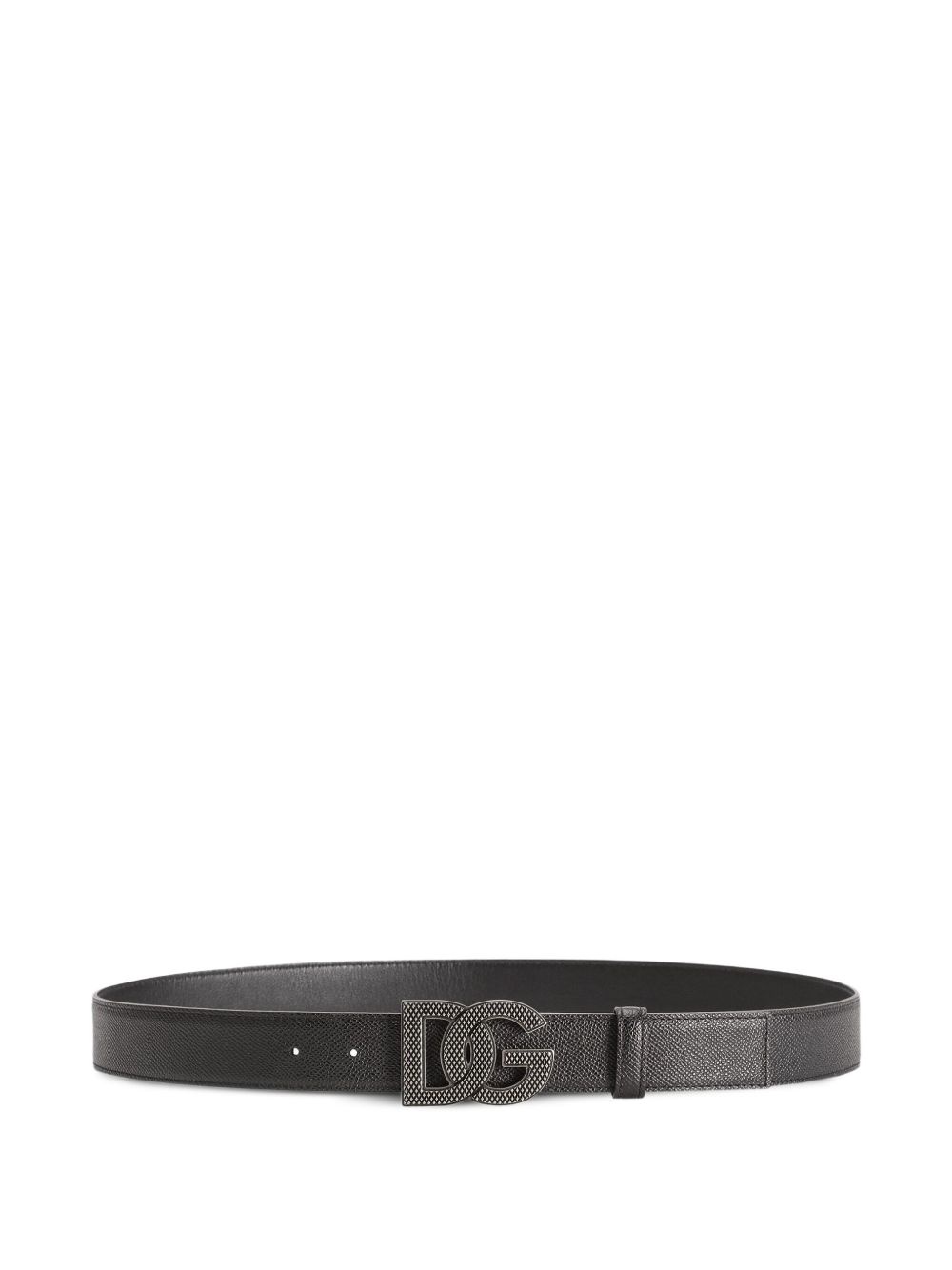 logo-embellished leather belt - 1