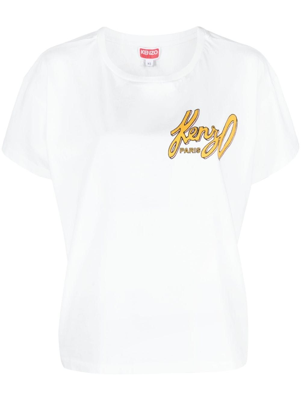 logo-print cotton T-shirt - 1