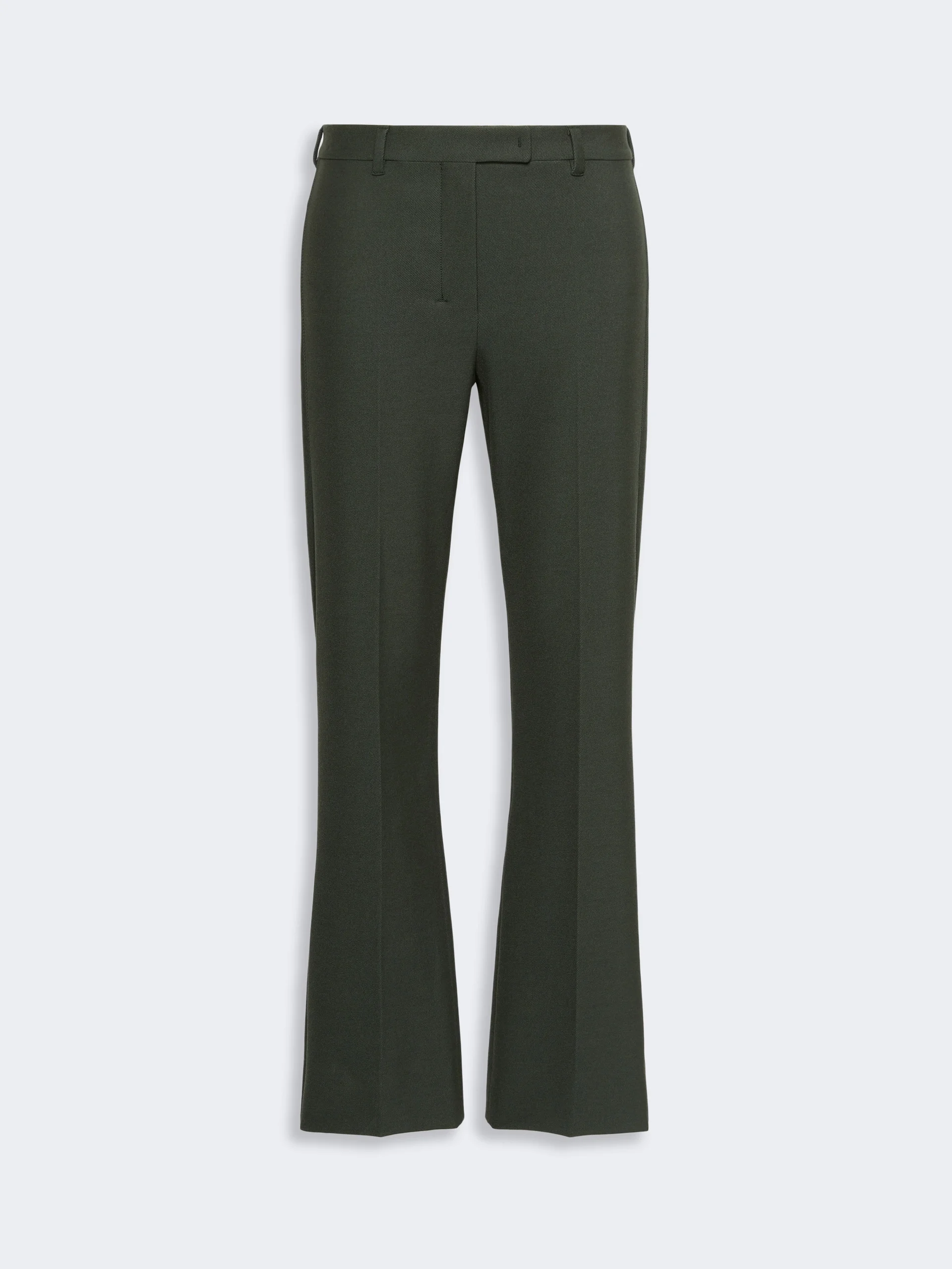 UMANITA Stretch cotton-blend trousers - GREEN - 1