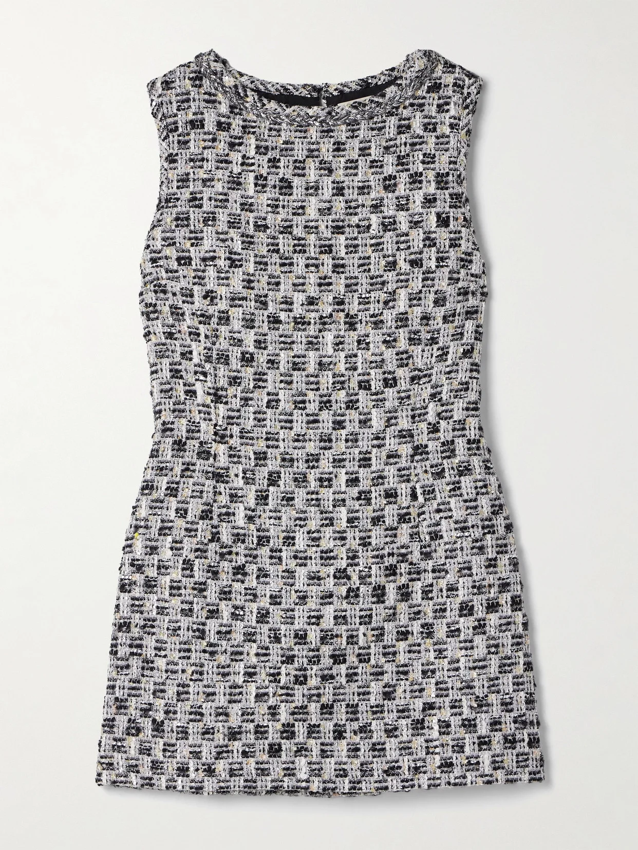 Moorgate Metallic Cotton-tweed Mini Dress - 1